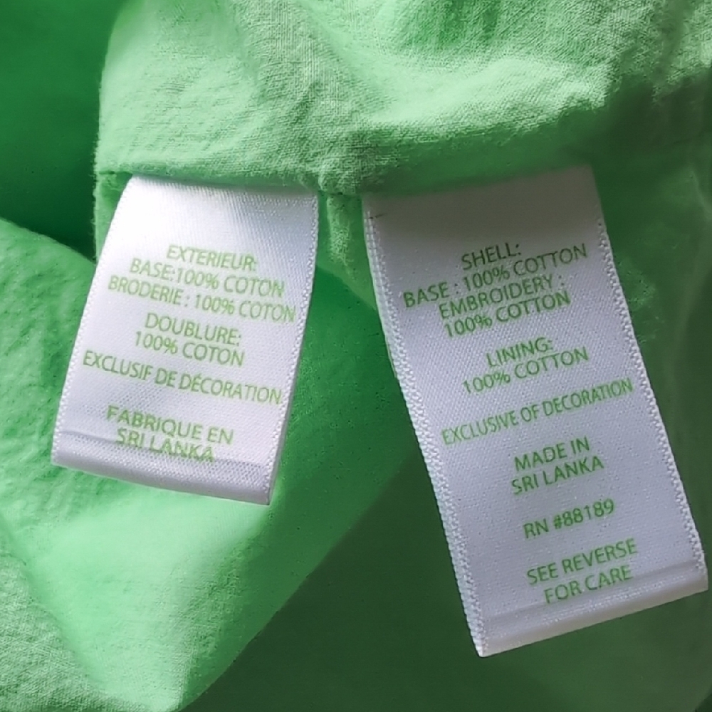 Lilly Pulitzer Mint Green Eyelet Mini Dress - Picture 4 of 8